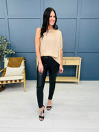 REG/CURVY Judy Blue Hot Stuff Stretchy Faux Leather Skinny Jeans