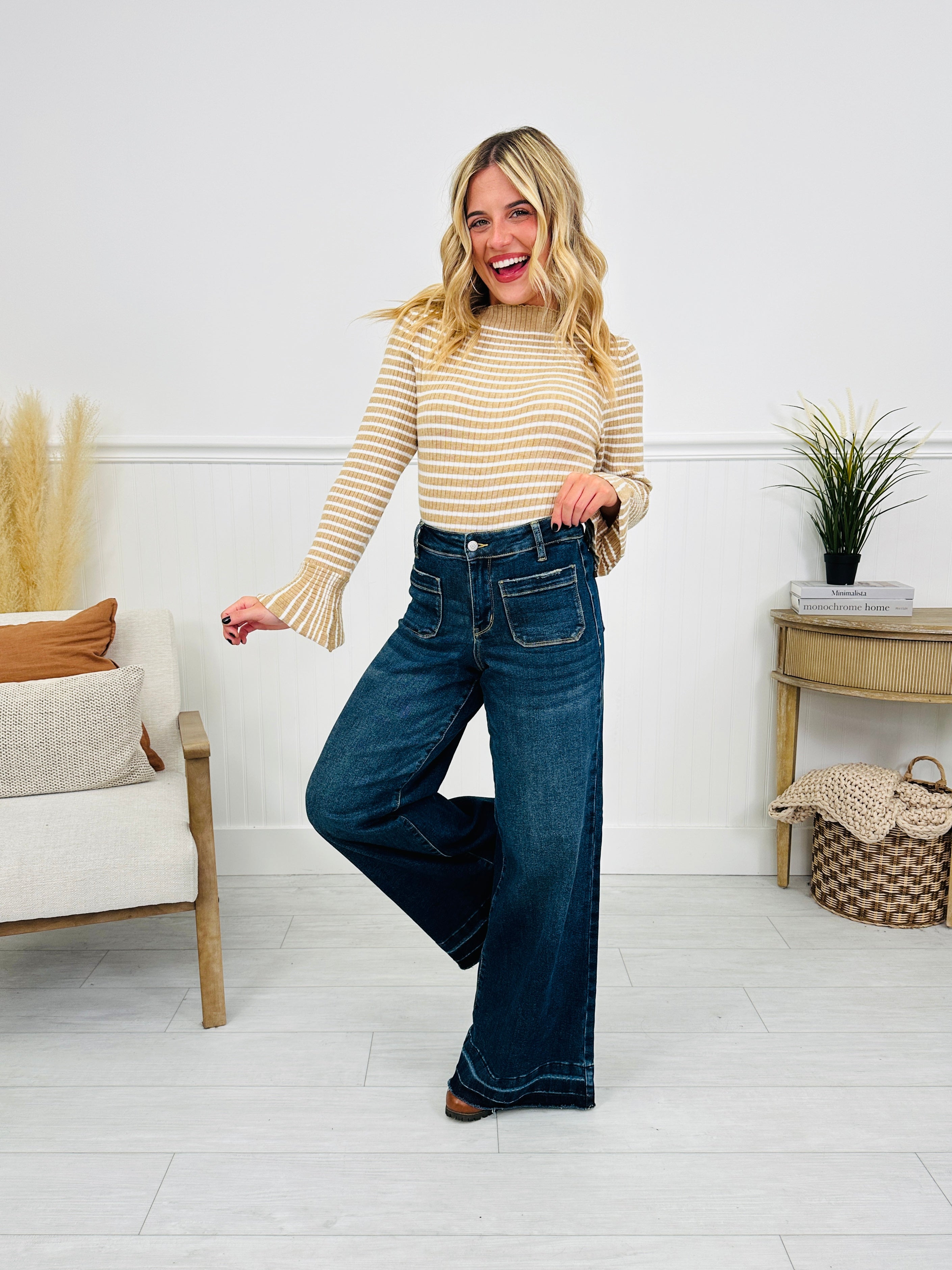 Judy Blue Perfectly Palazzo Wide Leg Jeans