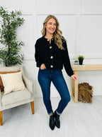 Wrapped For Weather Cardigan in Black