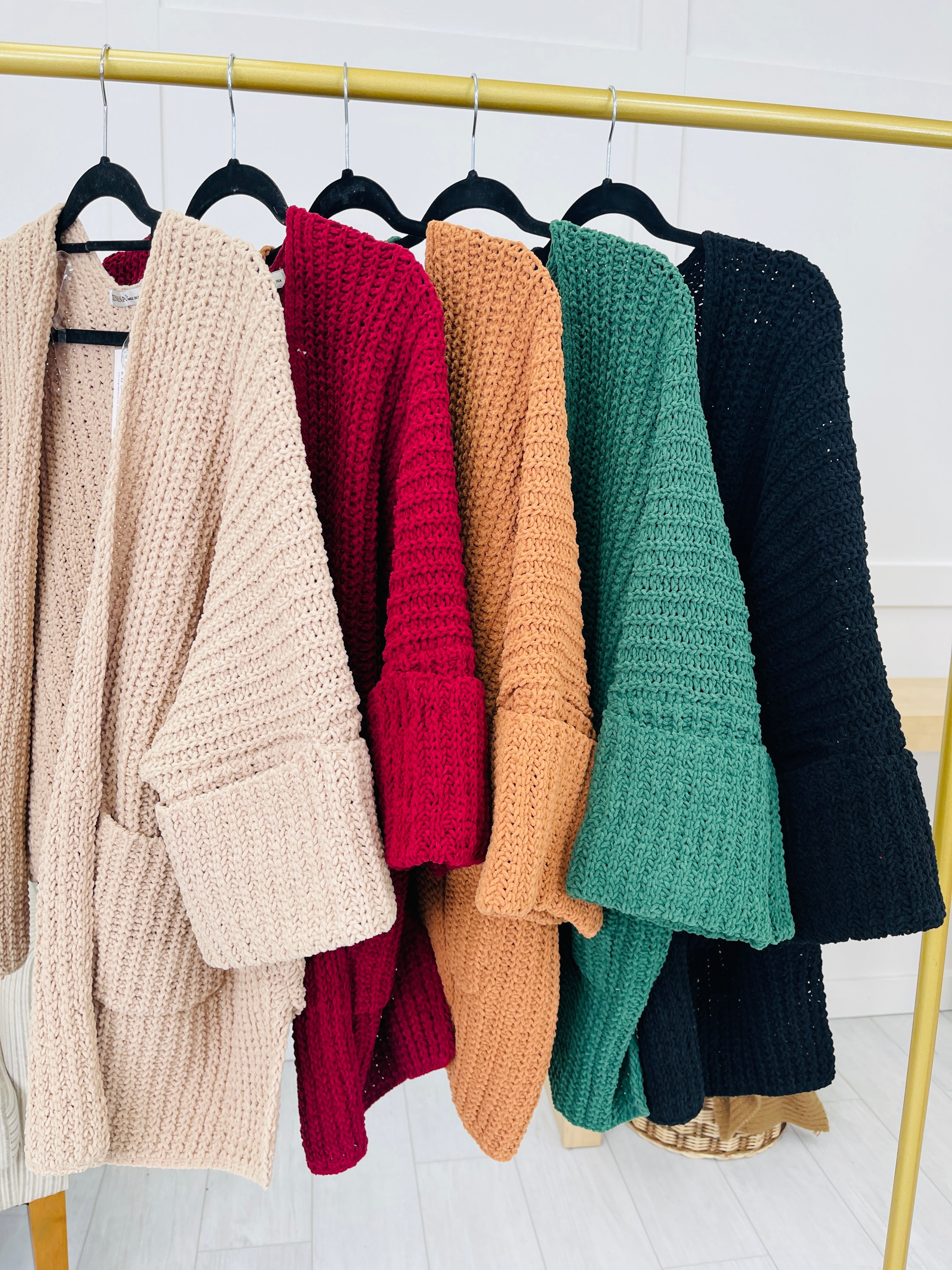 First Chill Feeling Cardigan- Multiple Colors!