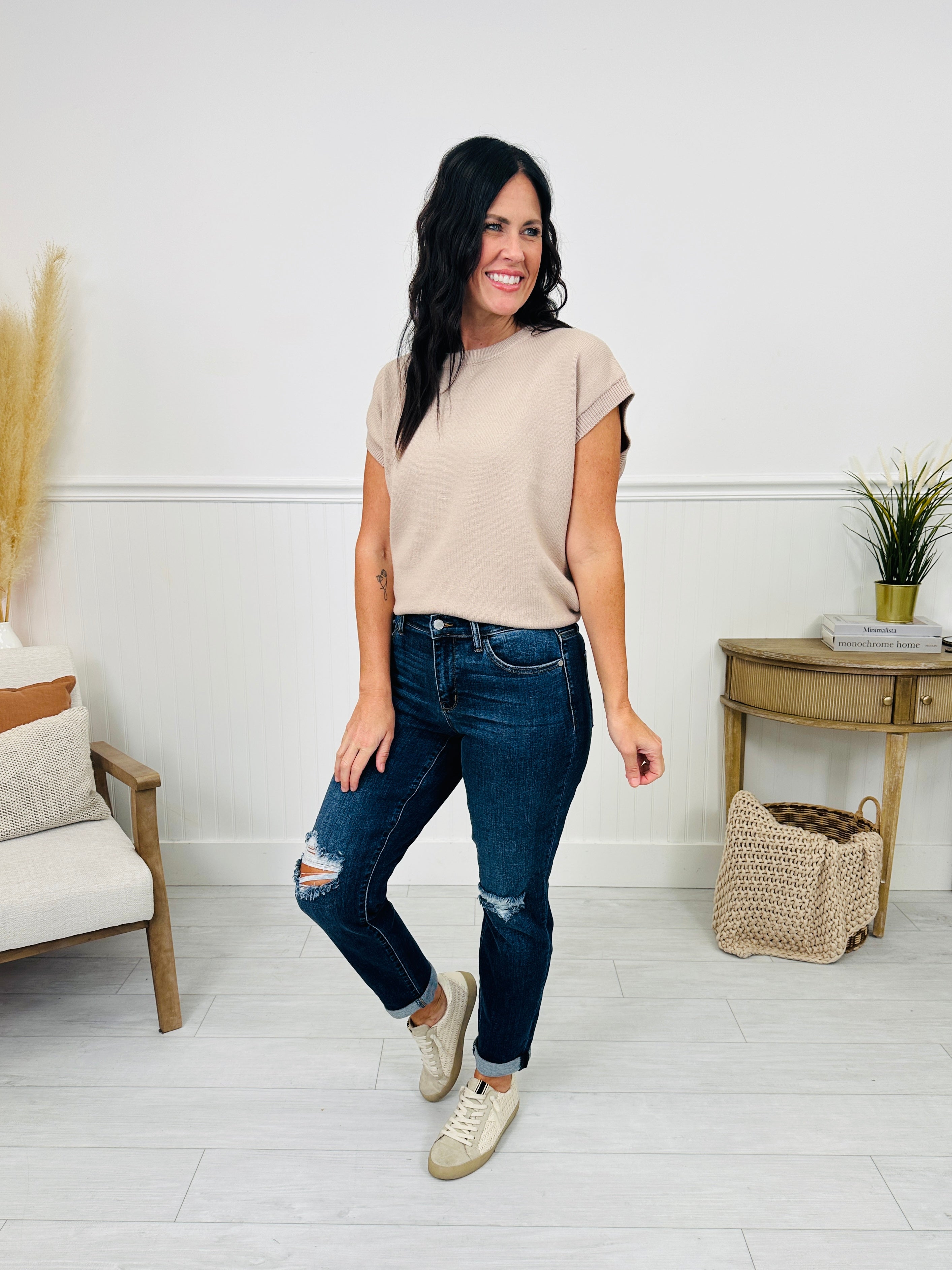 Judy Blue Walk This Way Slim Straight Leg Jeans