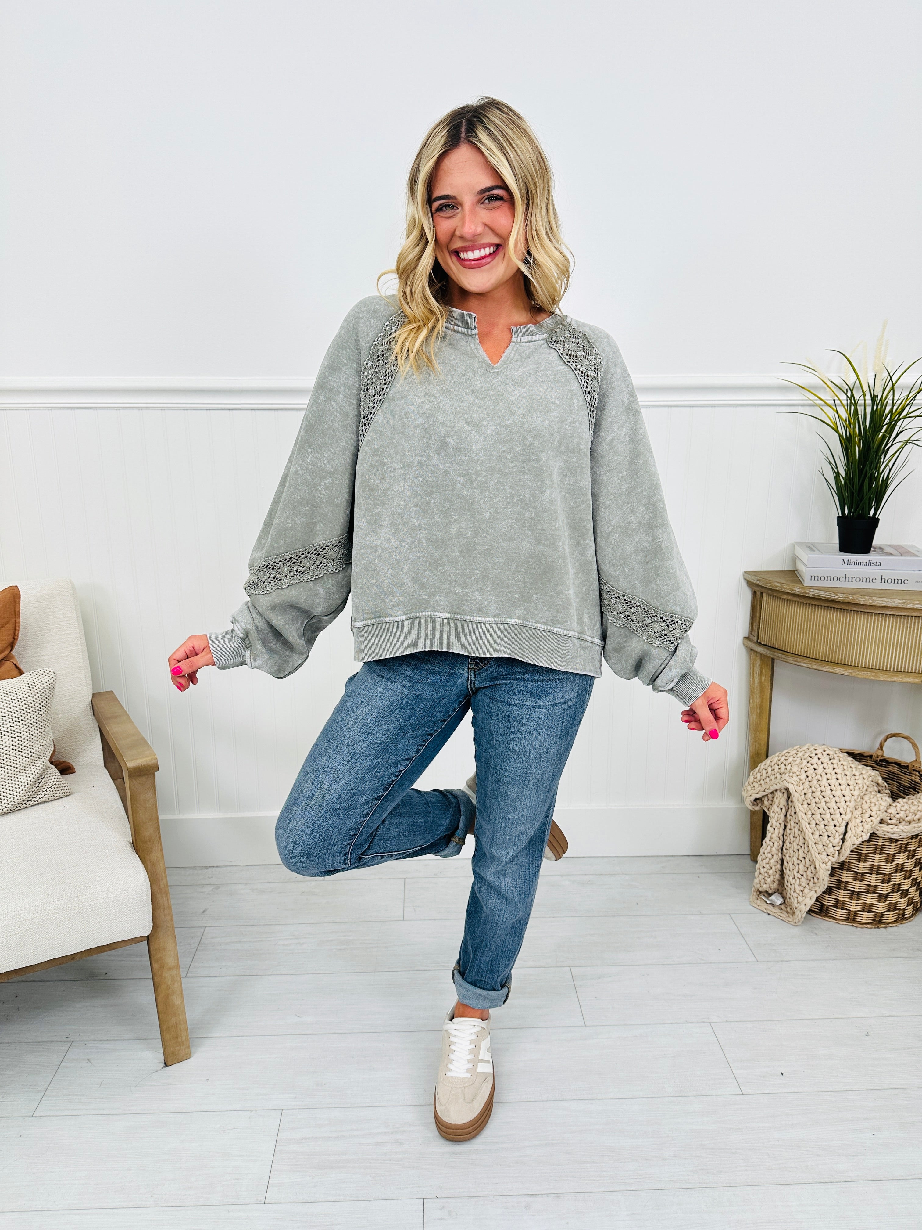 Falling Hard Pullover-- Multiple Colors!