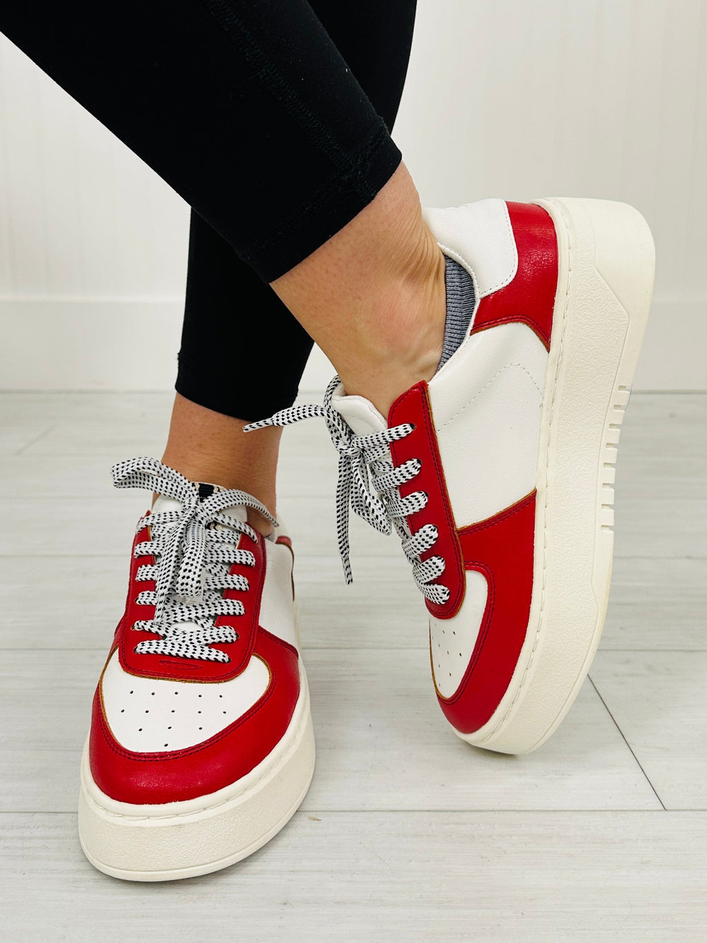 Level Up Sneaker in Red
