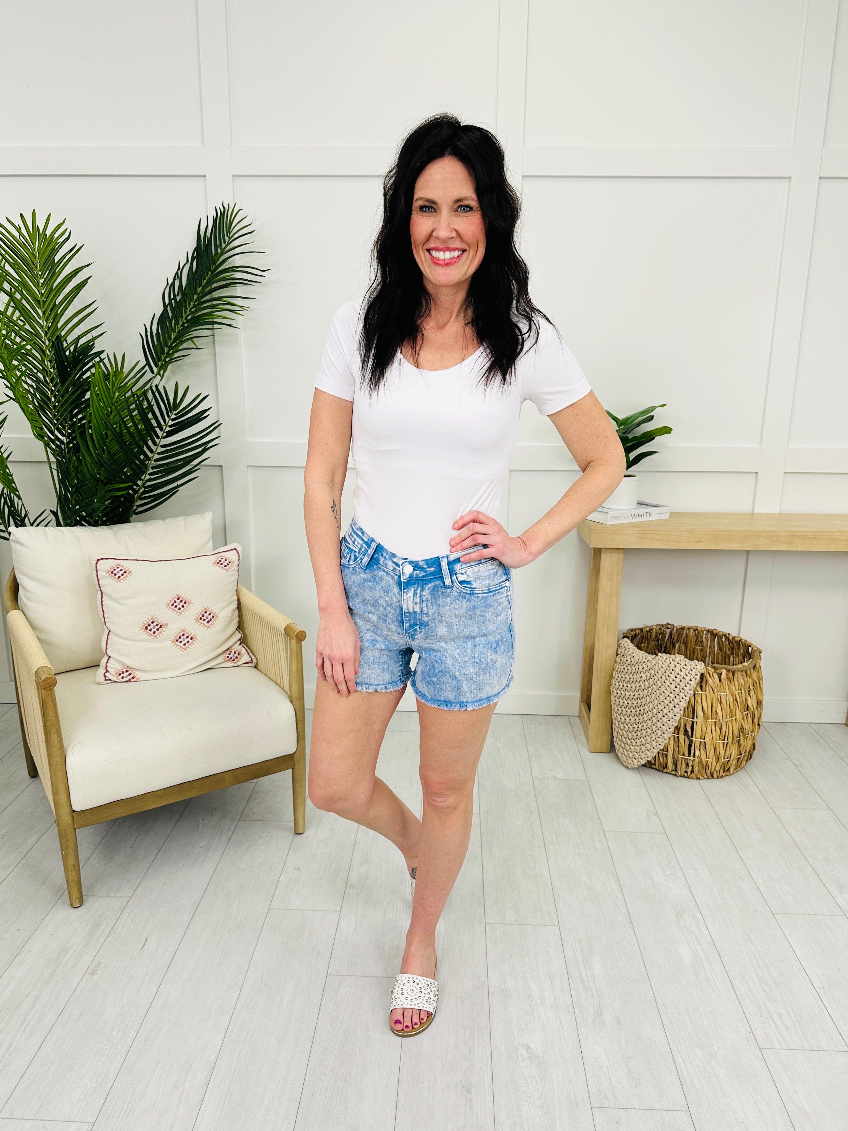 Judy Blue Fade to Fab Shorts