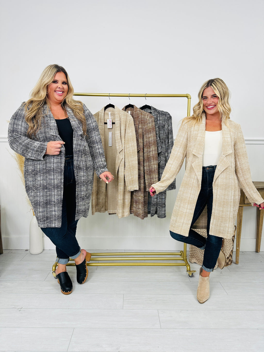 Layered In Trend Jacket- Multiple Colors!