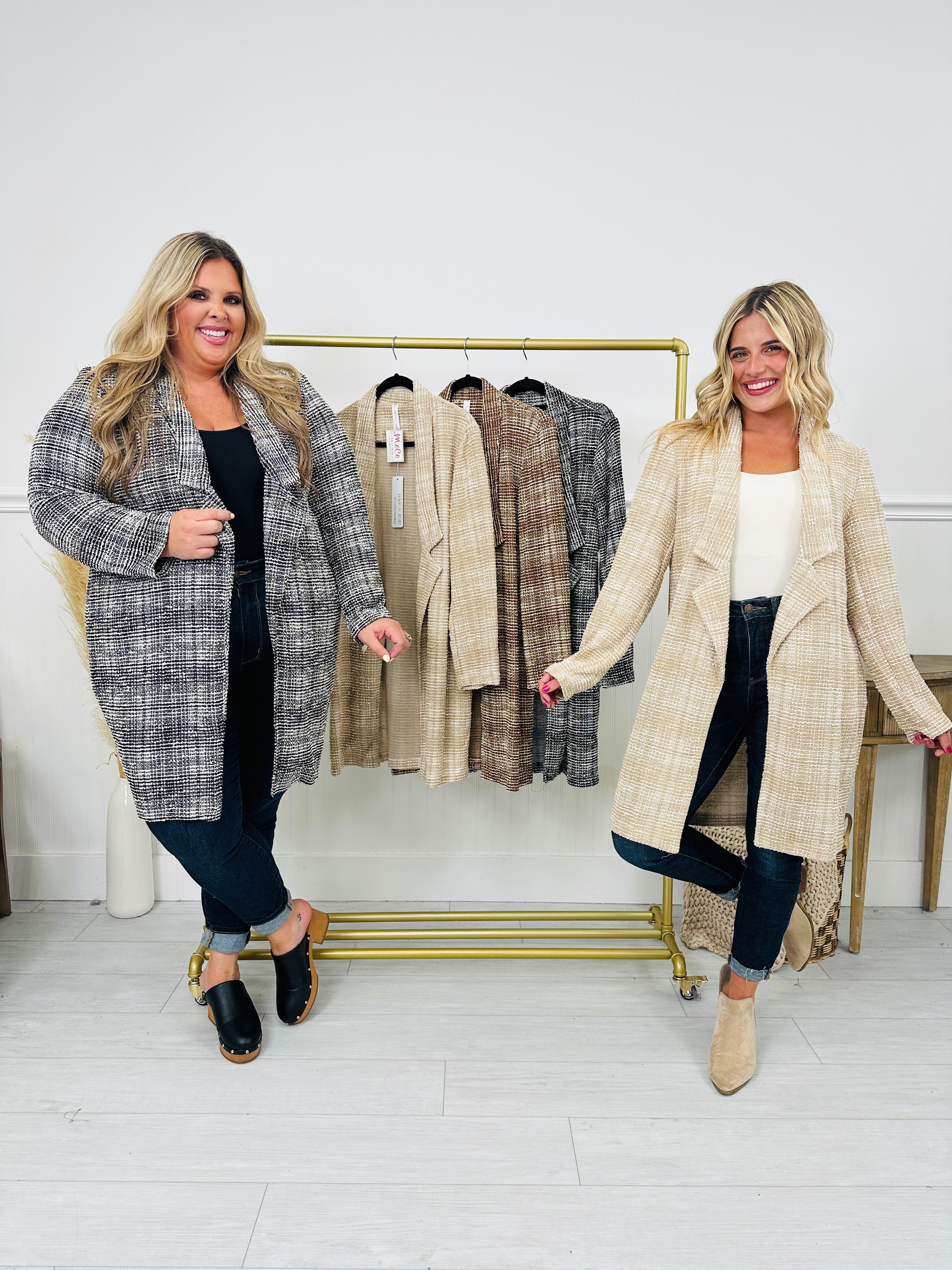 Layered In Trend Jacket- Multiple Colors!