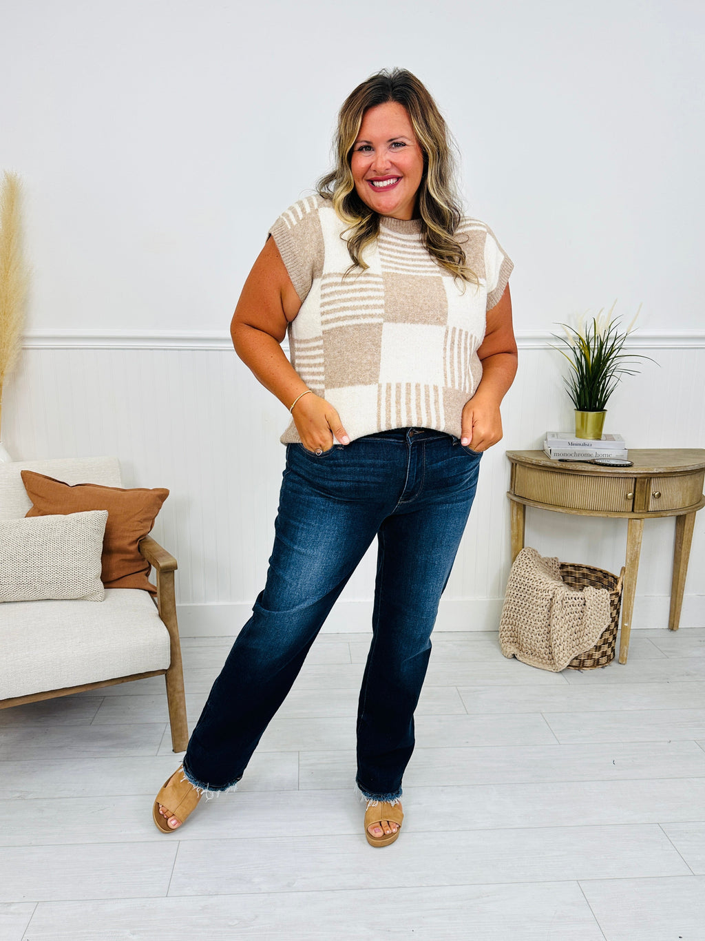 Judy Blue Keep You in The Dark Straight Leg Jeans