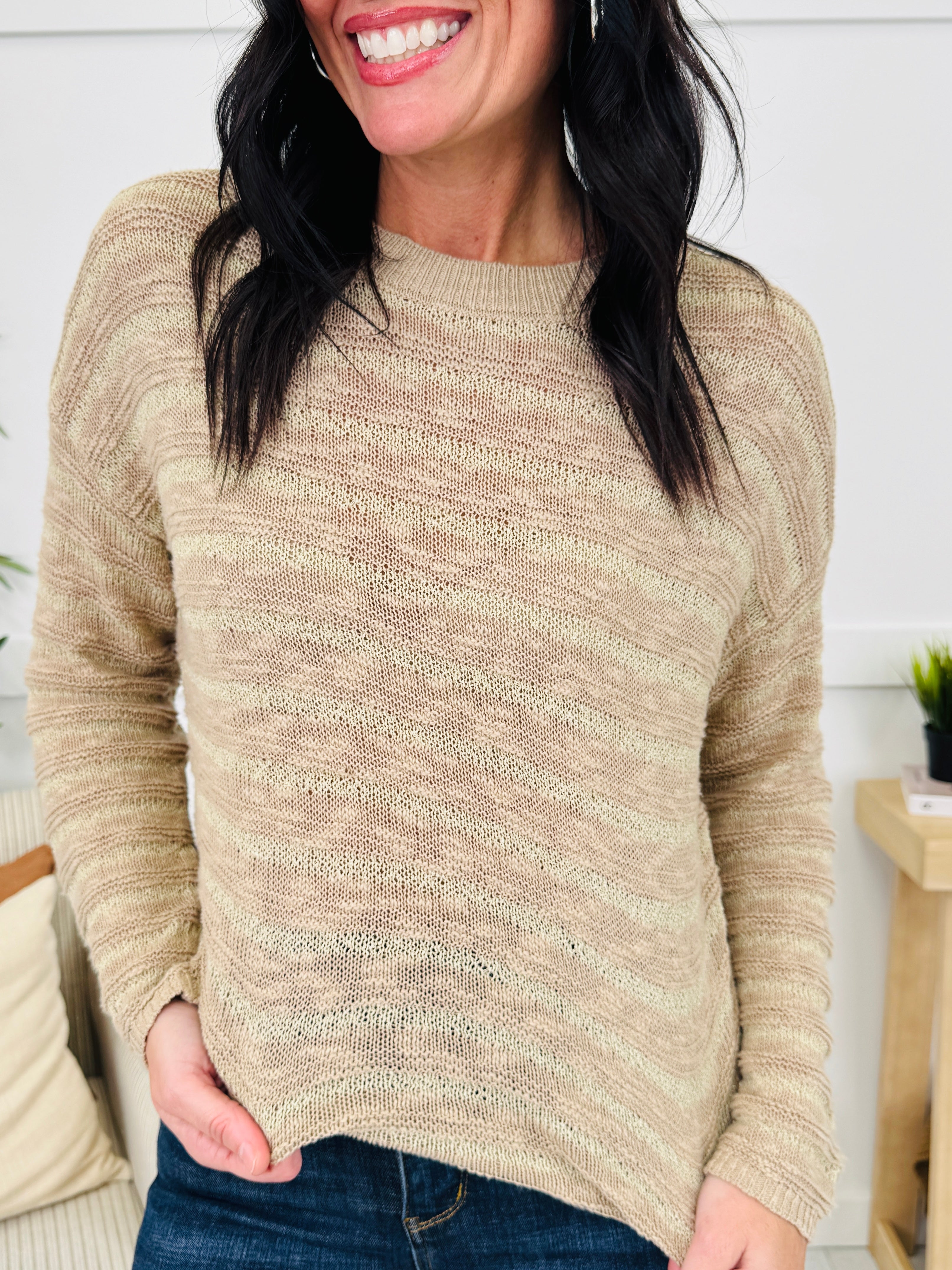 Amber Afternoon Sweater in Taupe