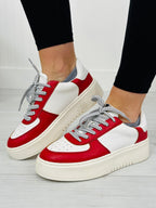 Level Up Sneaker in Red