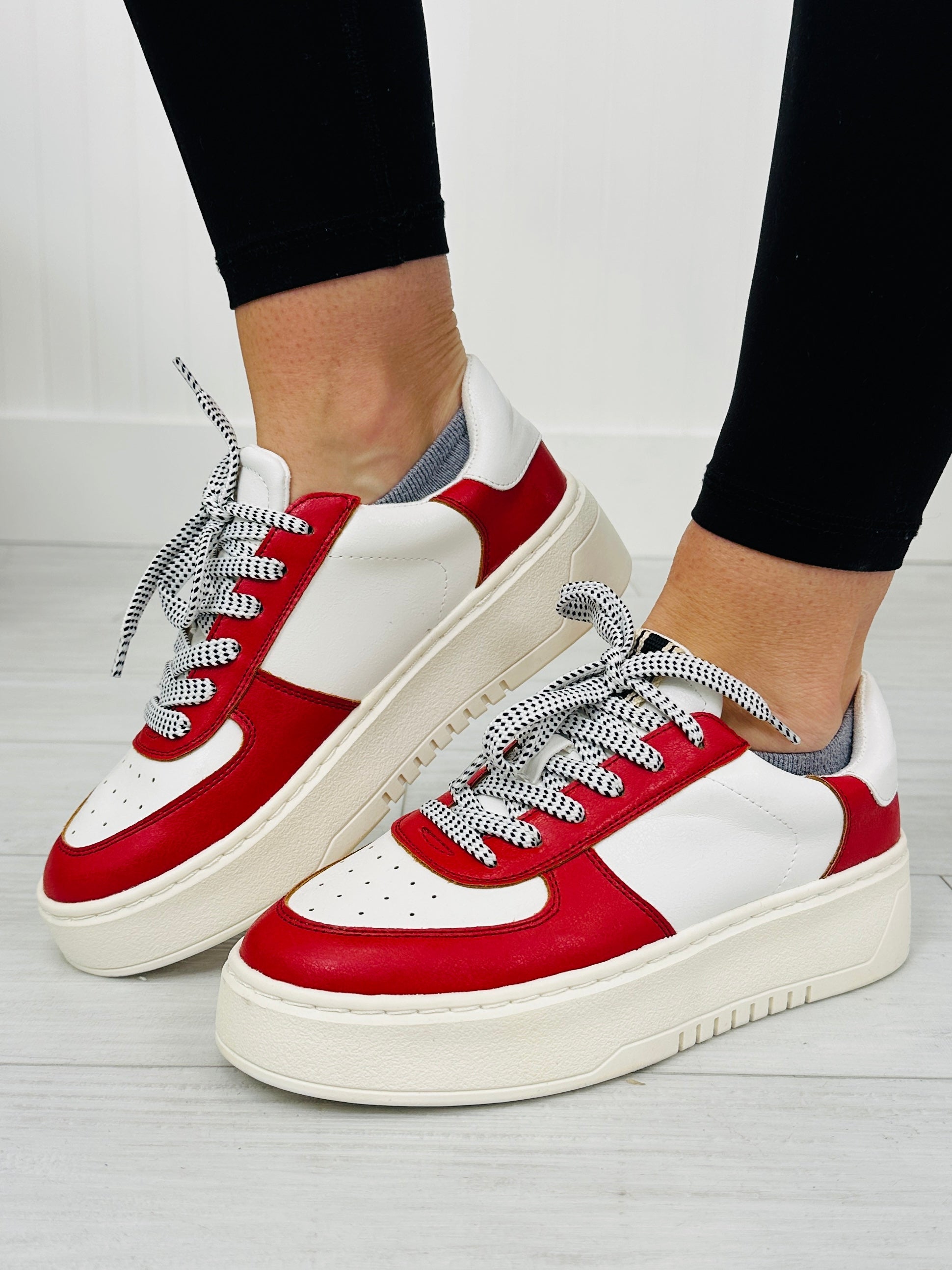 Level Up Sneaker in Red
