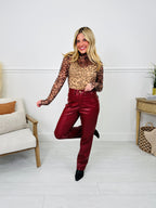 Judy Blue Flawless Finish Tummy Control Faux Leather Pants