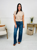 Caught Your Attention Straight Tummy Control Jeans