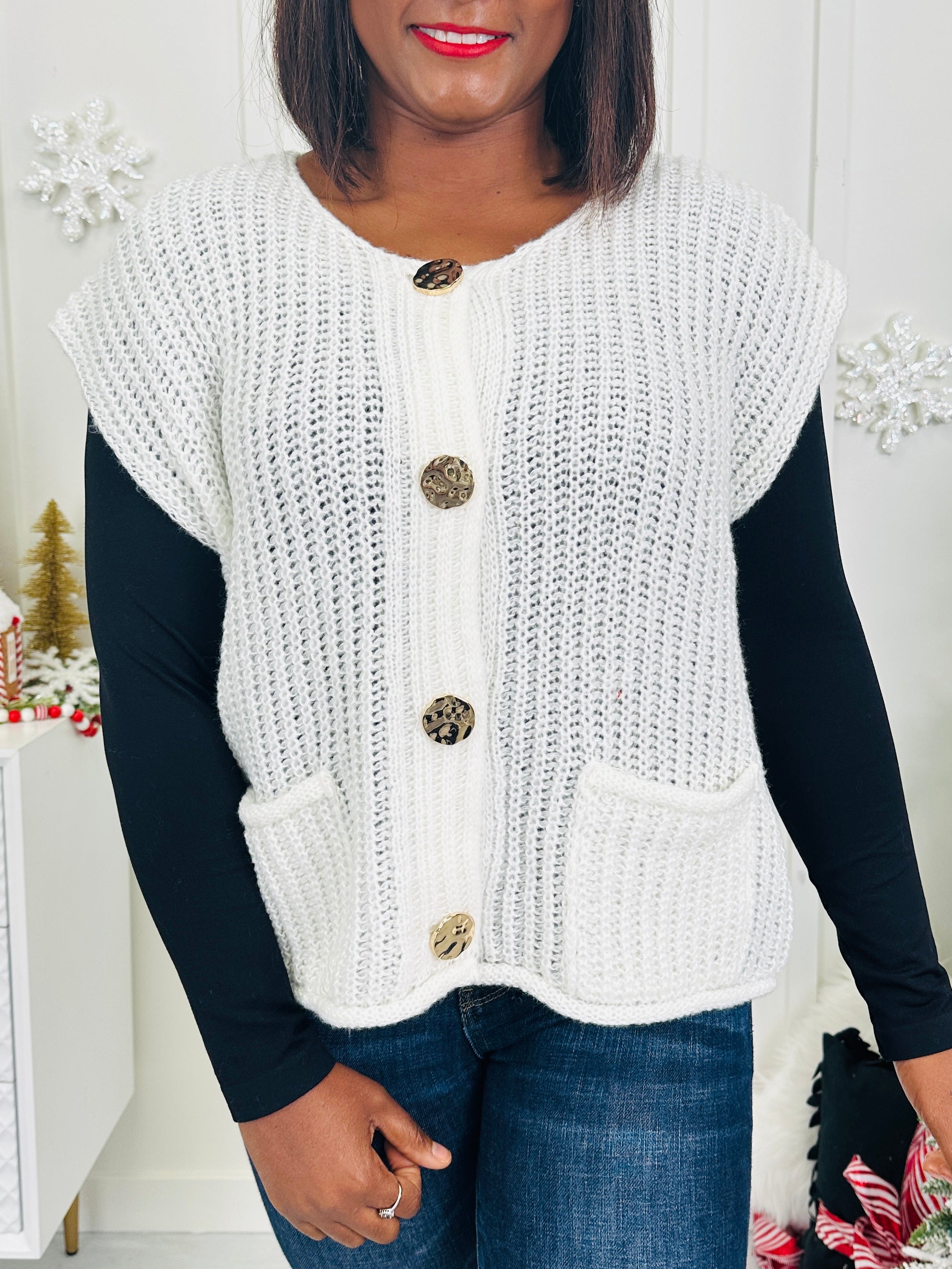 Knit Together Vest- Multiple Colors!