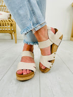 Sleek Step Wedges In Ivory