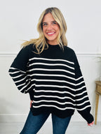 Falling For Stripes Sweater-Multiple Colors!