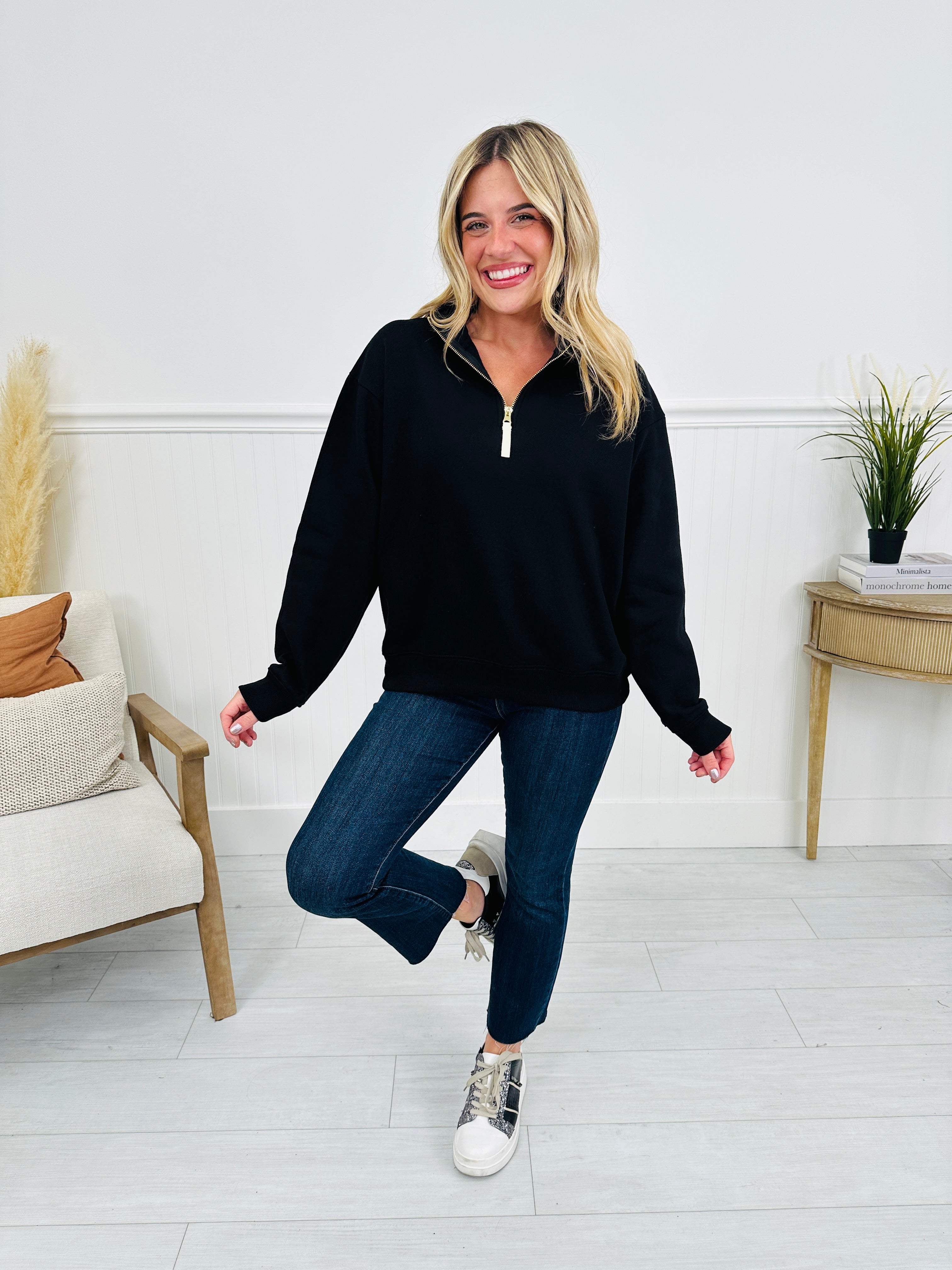 Zip Into Fall Pullover-- Multiple Colors!