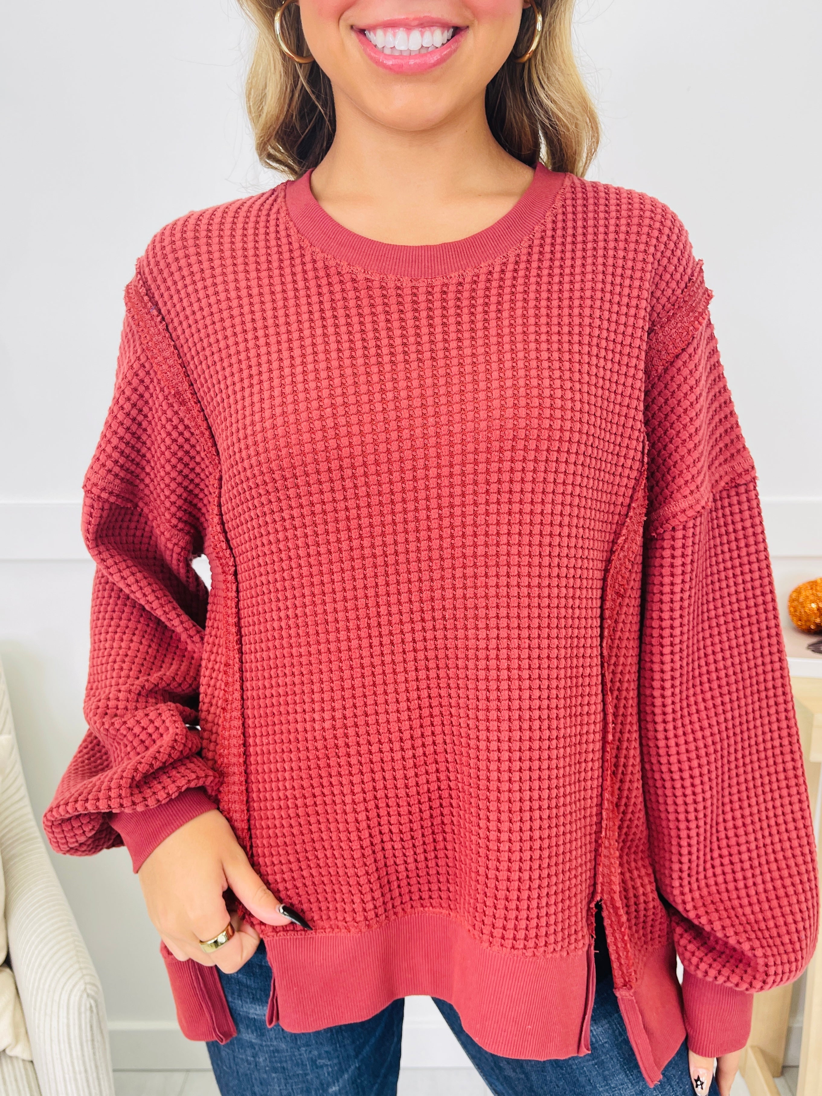 Everyday Thermal Sweater- Multiple Colors!