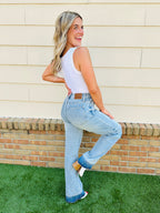 Judy Blue Release Your Inhibitions Wide Leg Jeans