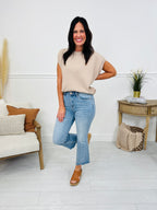 Kick Back And Relax Kick Flare Cropped Jeans