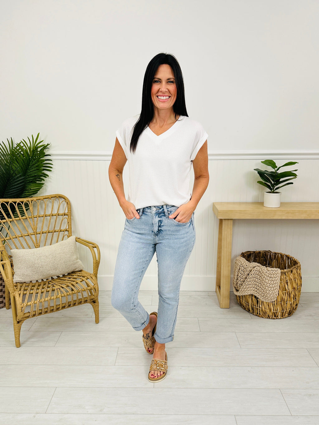 Mom Life MOCO Exclusive Design Mom Jeans With Tummy Control