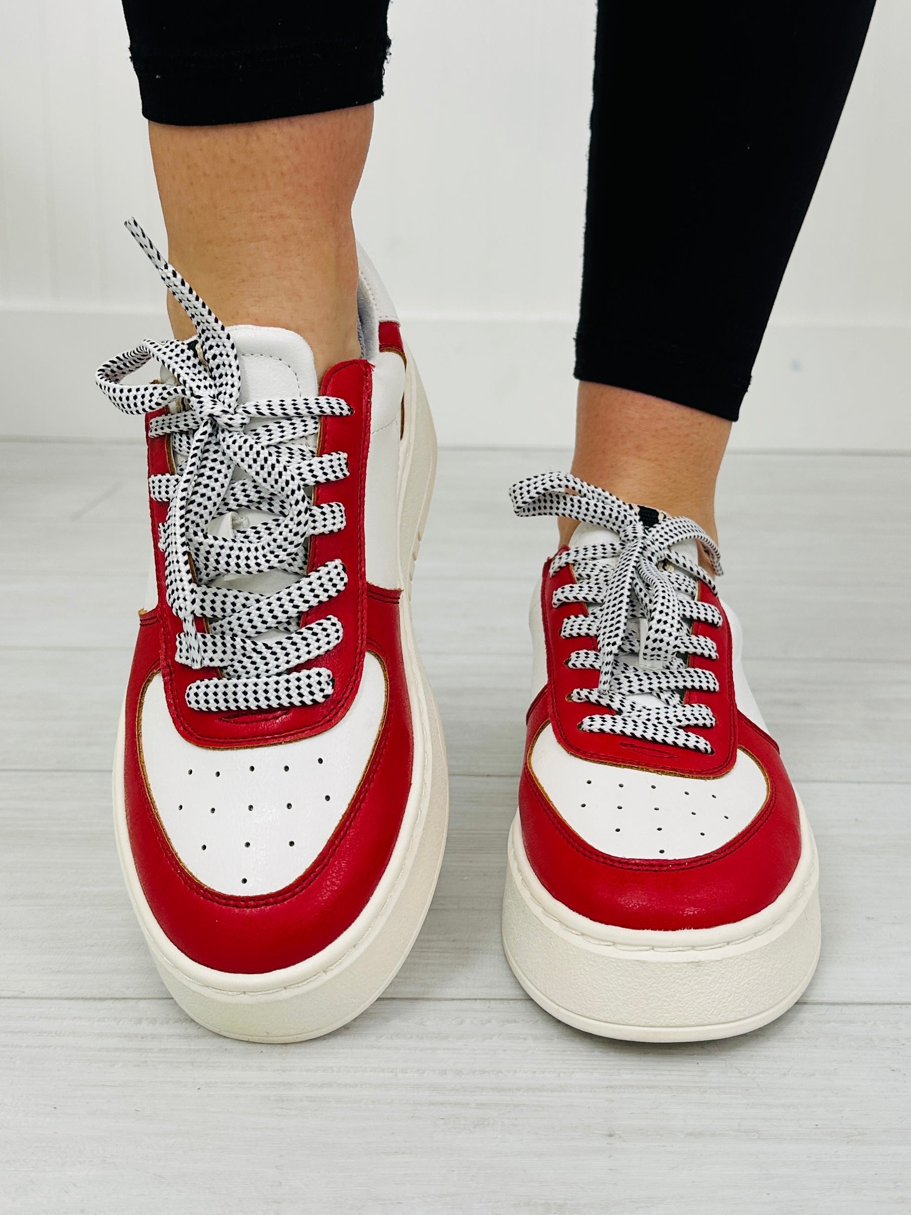 Level Up Sneaker in Red