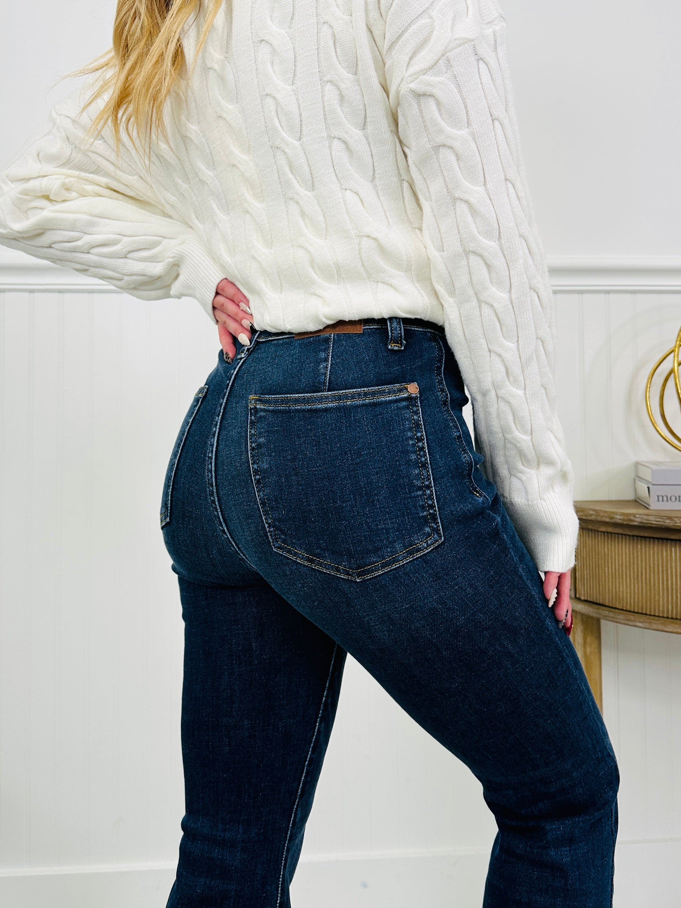 Judy Blue All Day Flair Trouser Flare Jeans