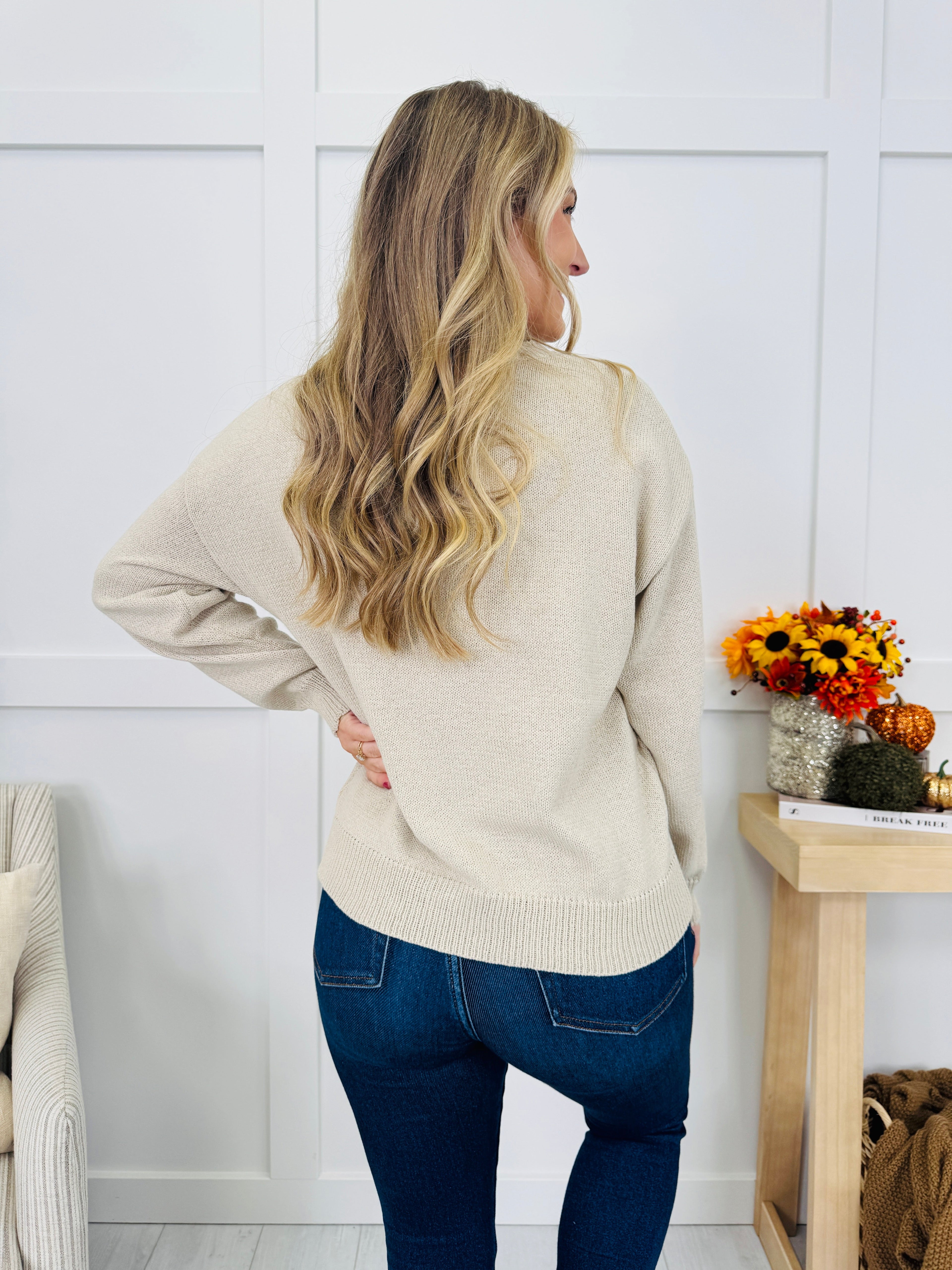Shimmer And Spice Sweater