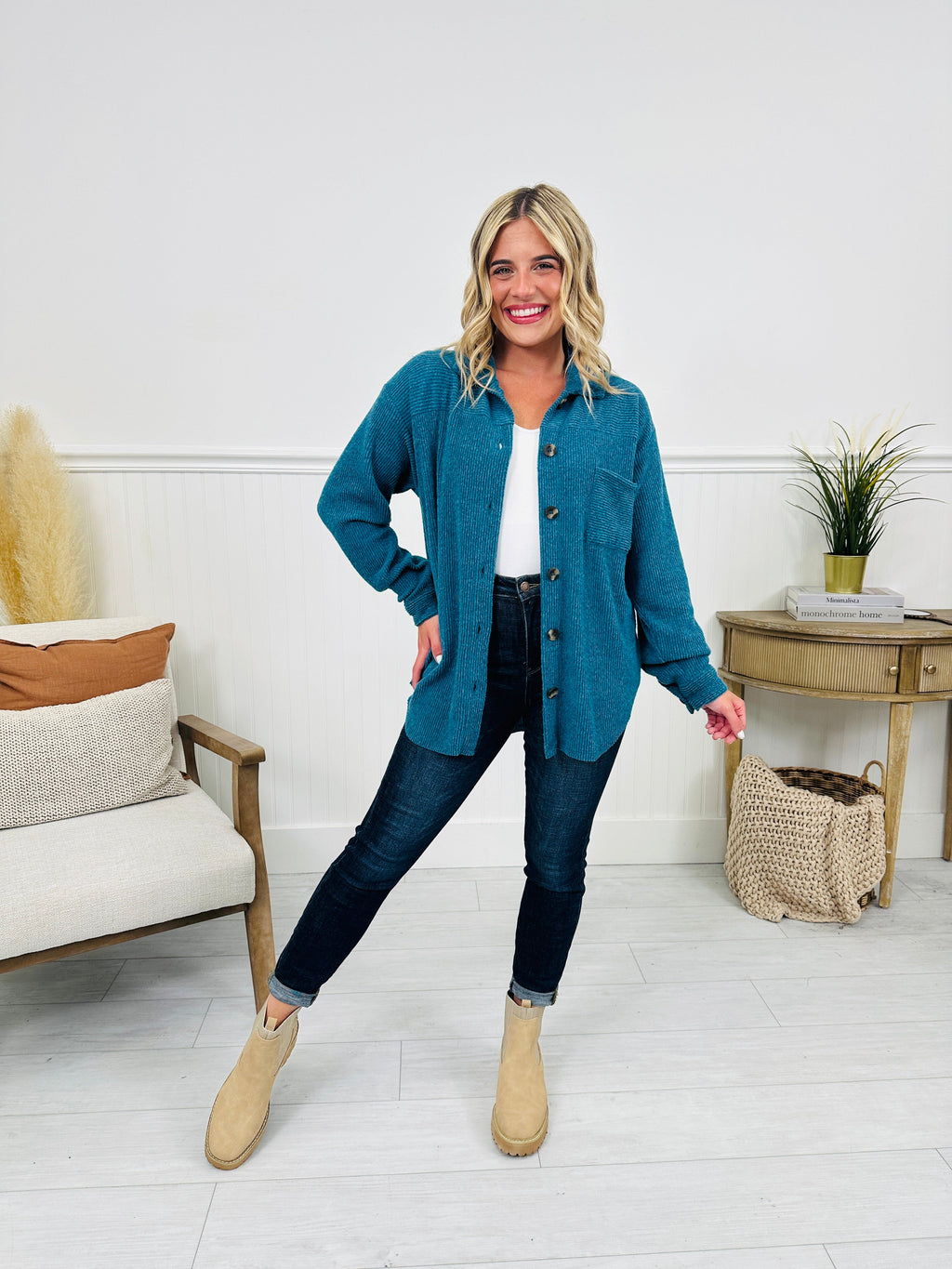 Time To Lounge Shacket- Multiple Colors!