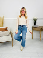 On The Go Tummy Control Wide Leg Jeans