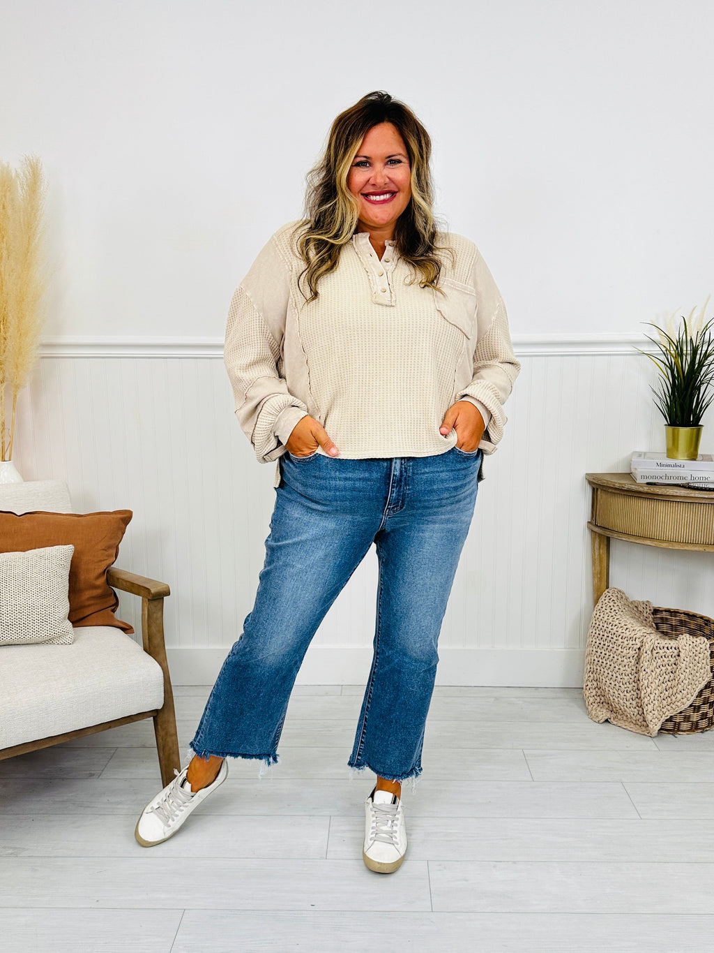 Come Out On Top Cropped Jeans