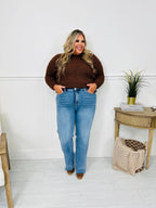 Planning Ahead Tummy Control Wide Leg Jeans