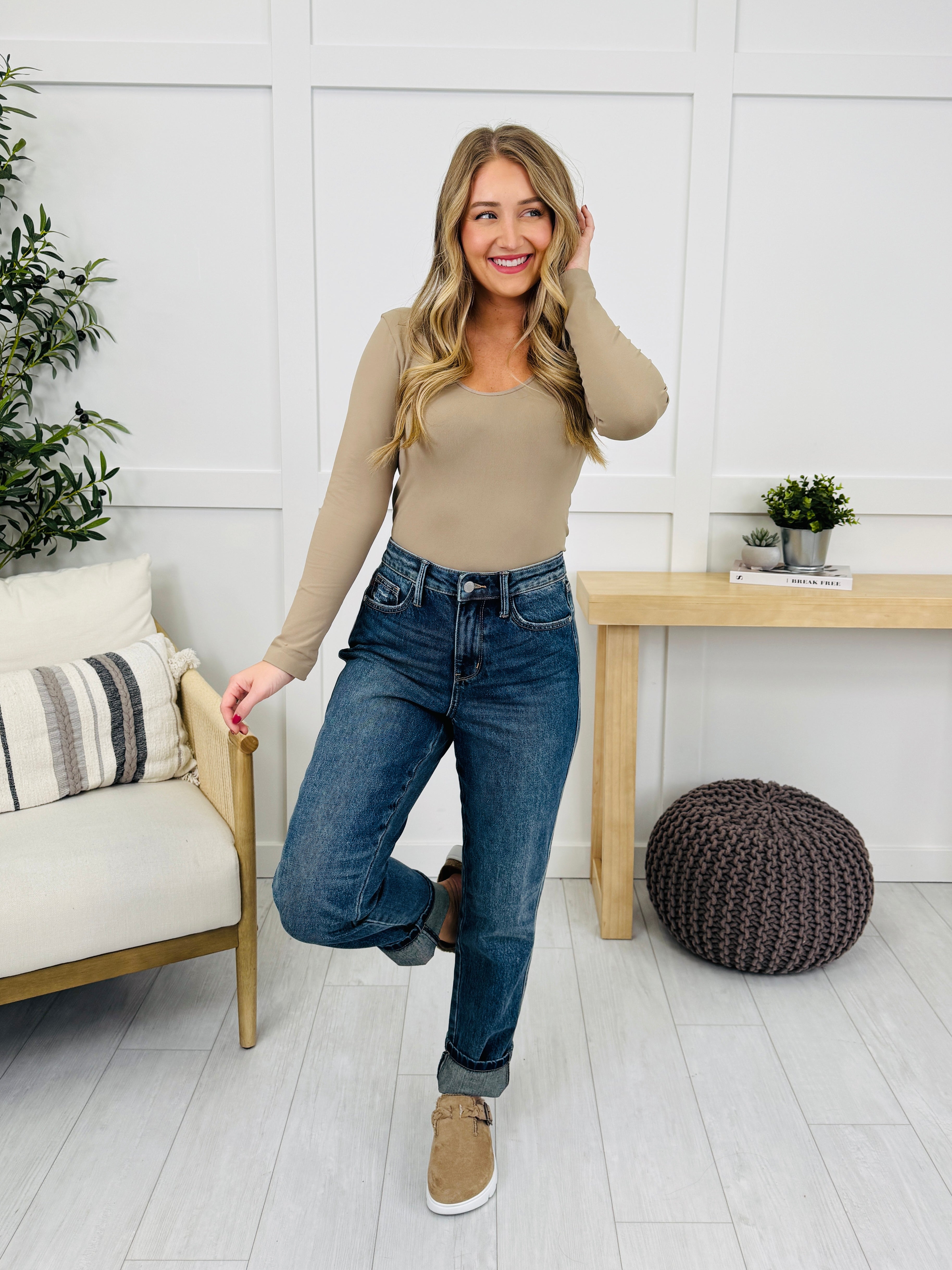 Judy Blue Straight to Style Rigid Magic Straight Leg Jeans