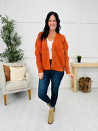 Hold Me Like This Cardigan Rust