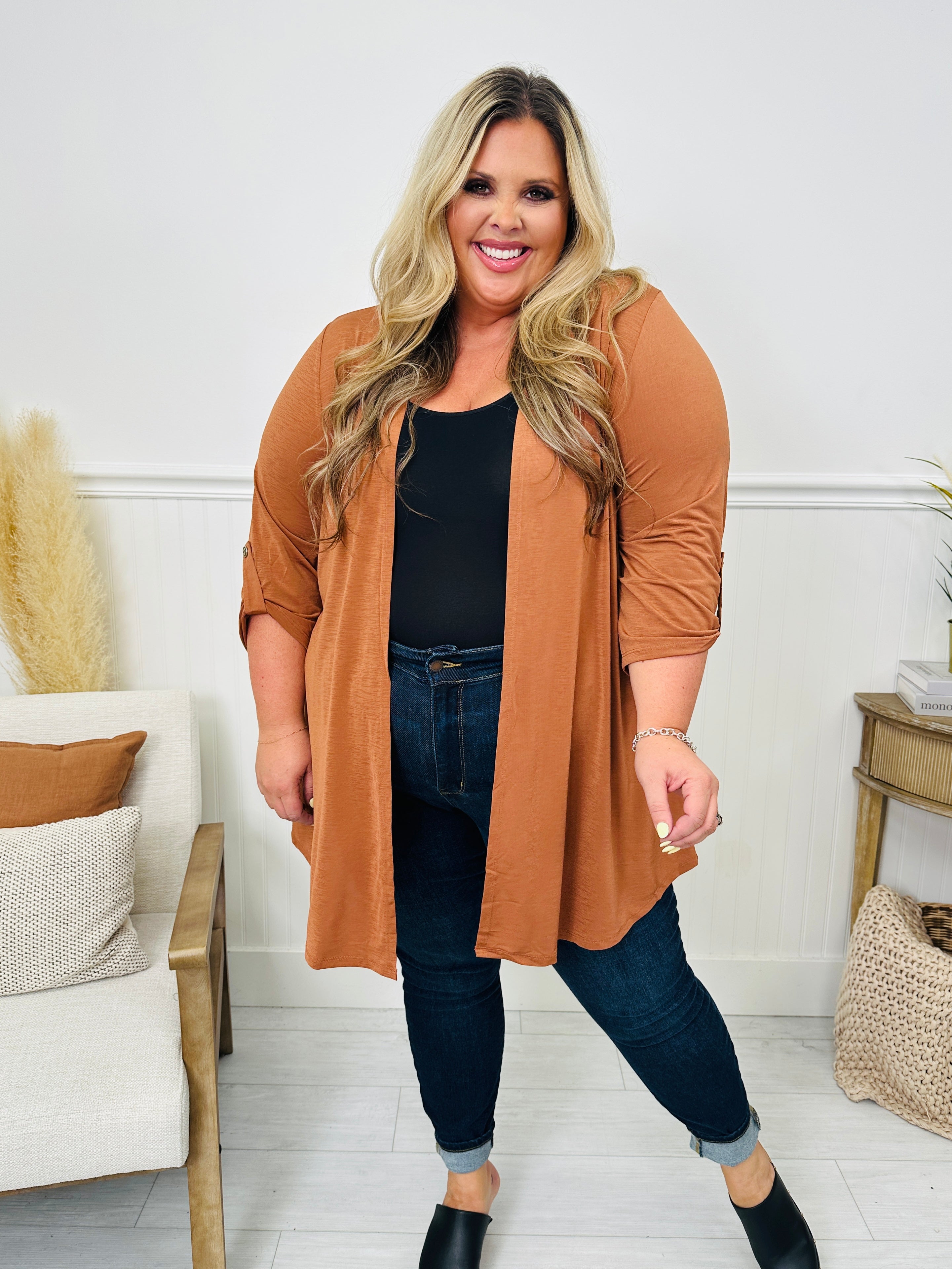 Fall Into Style Wrinkle Free Cardigan- Multiple Colors!