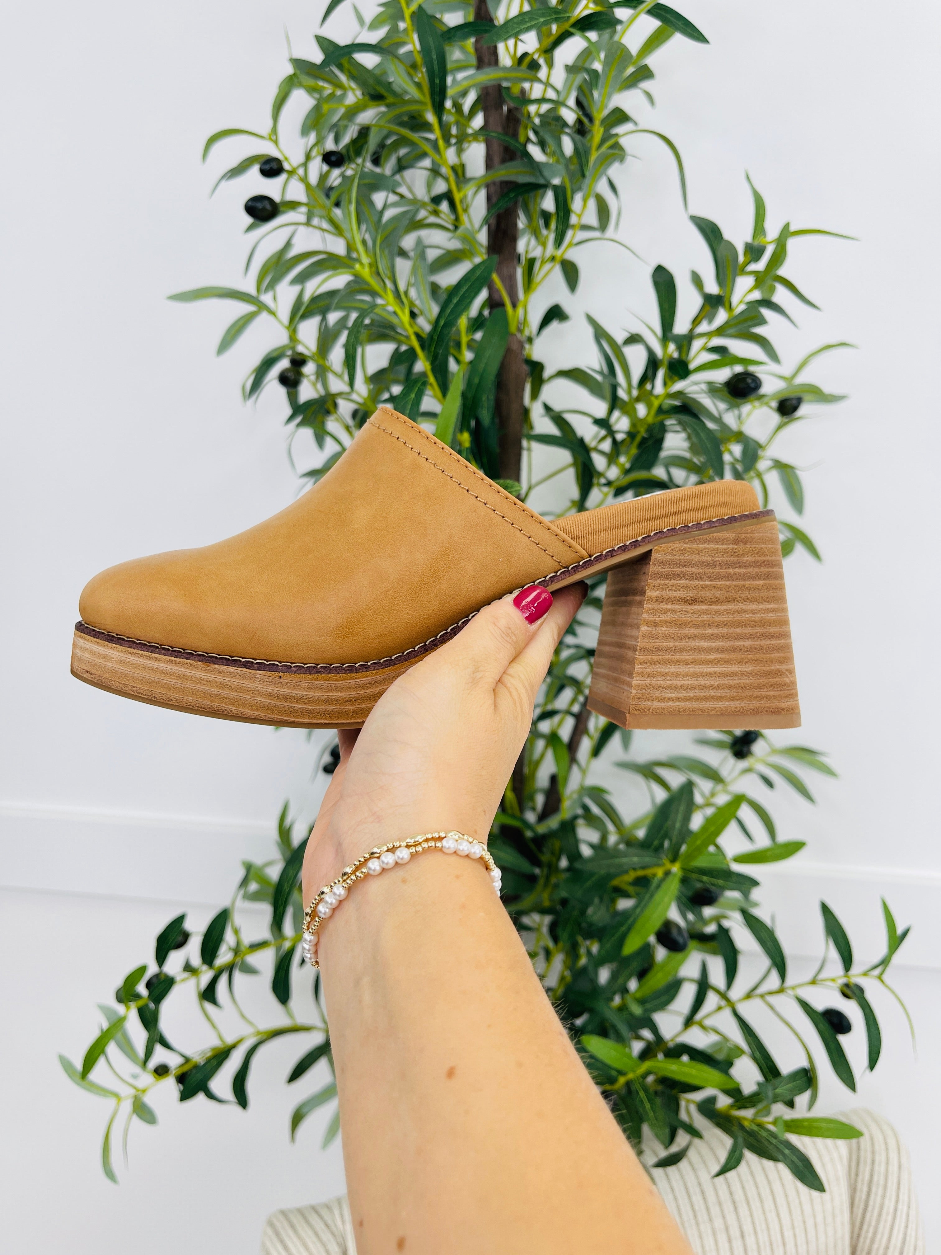 Step Into Forever Clogs in Almond