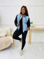 Say What You Want Jacket In Light Denim