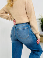 Just Four You Tummy Control Wide Leg Jeans in Four Inseams