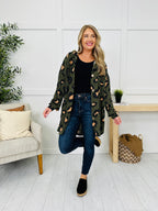 Wild At Dusk Cardigan in Olive