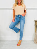 All I Need Tummy Control Butt Lifting Kick Flare Jeans