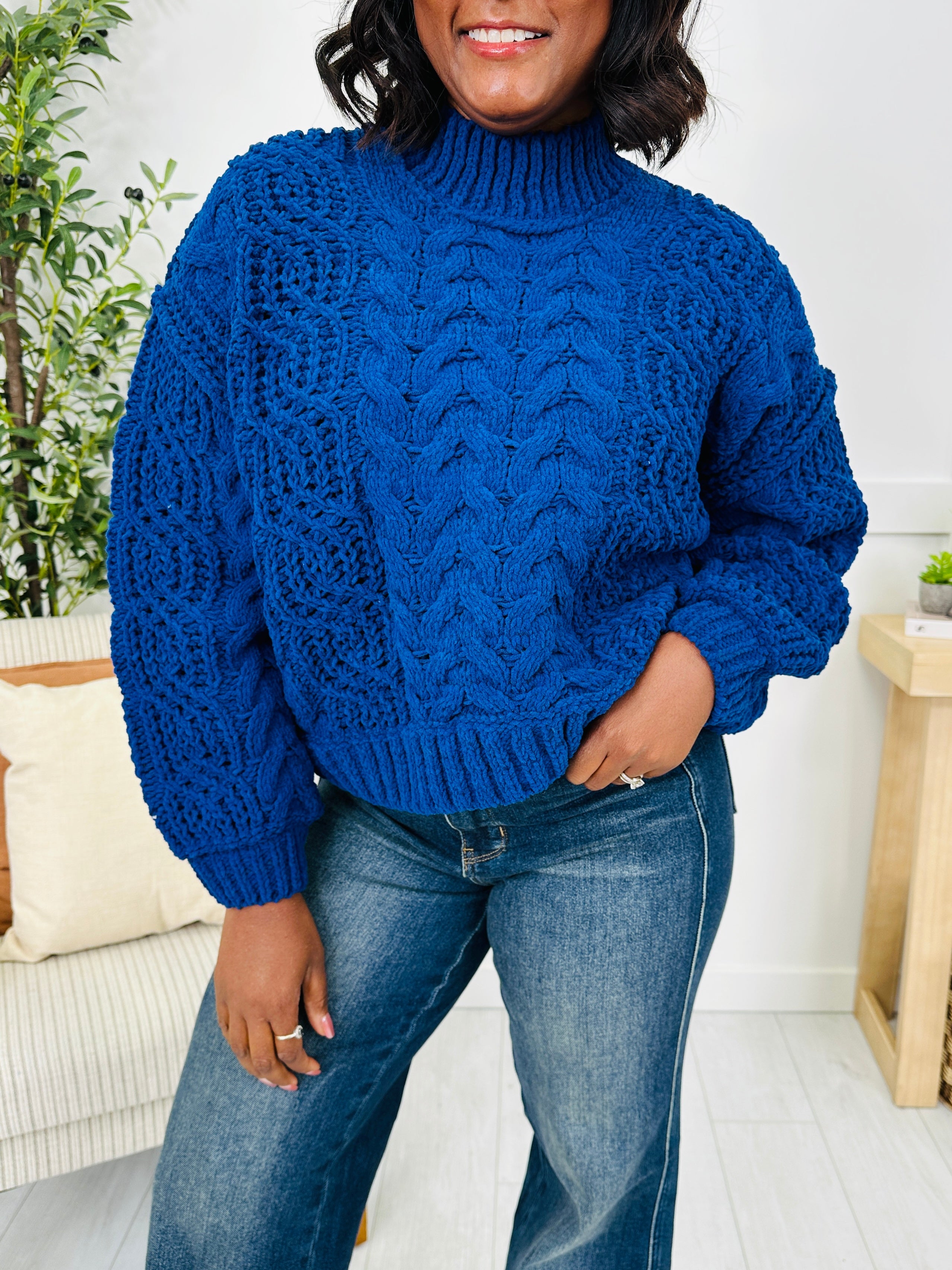 The Cable Club Sweater- Multiple Colors!