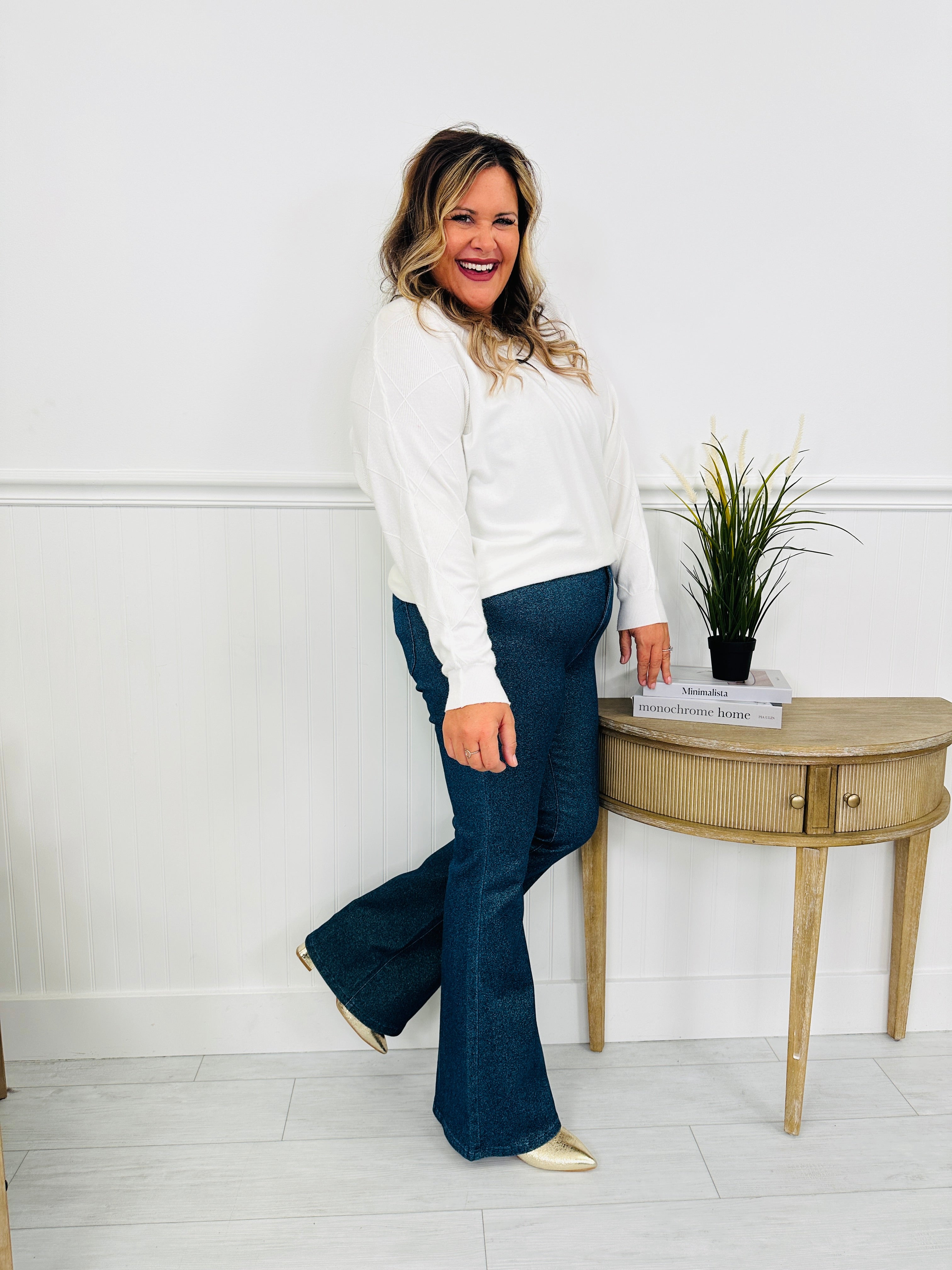 Judy Blue Feeling Glamorous Sparkle Flare Jeans