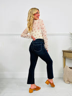 Feeling Fall Cropped Straight Tummy Control Jeans