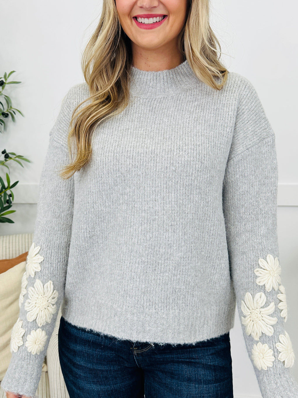 Among The Petals Sweater