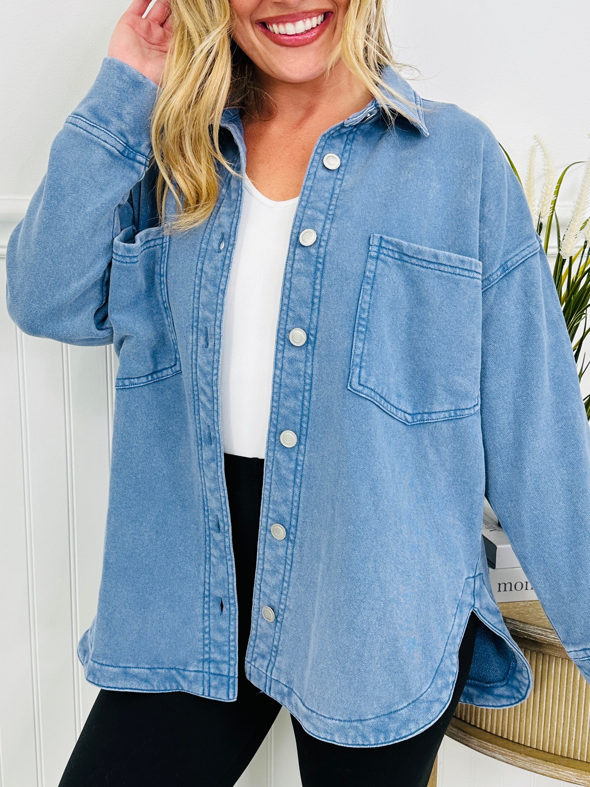 Go Everywhere Jacket in Dark Denim