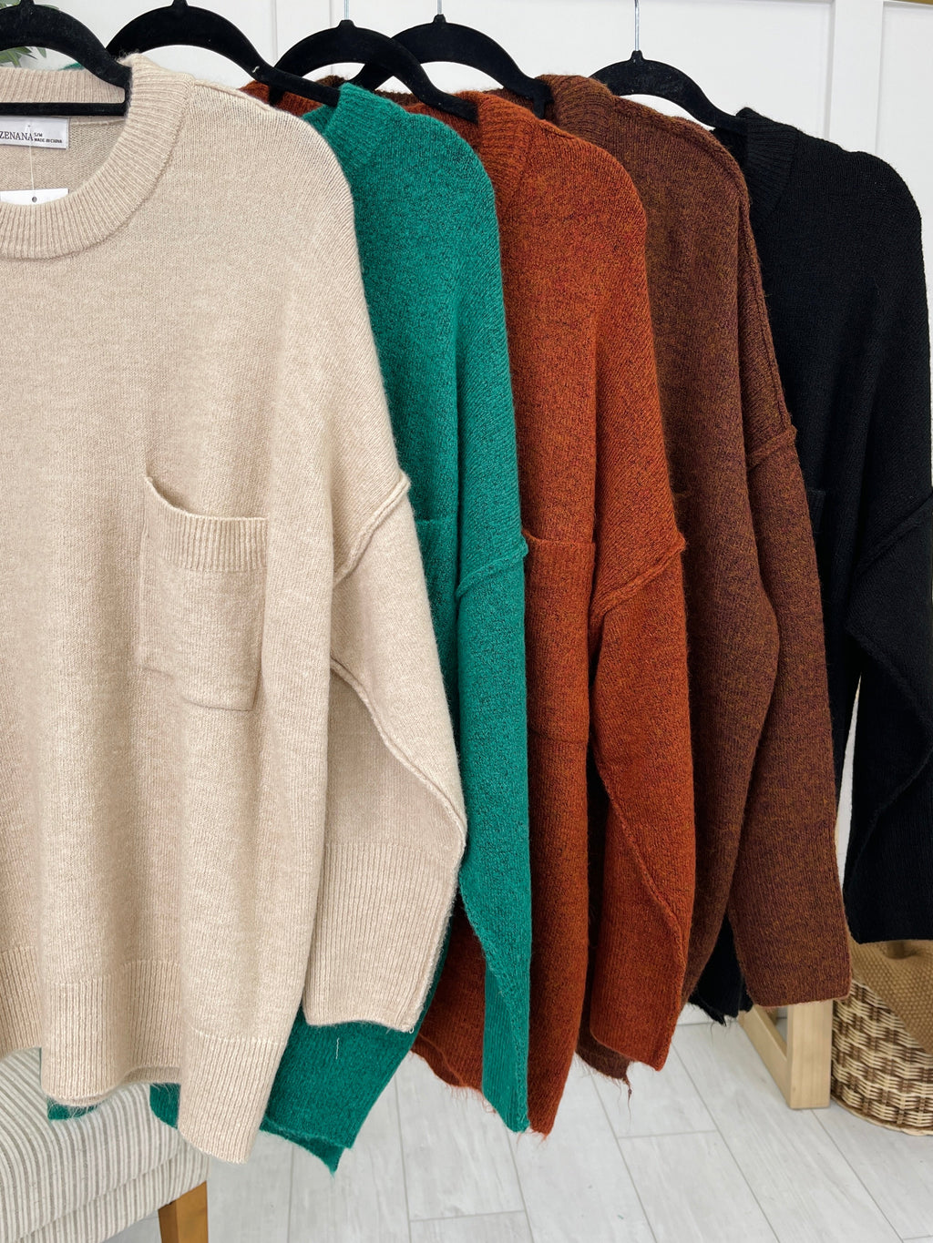 Stayed In Layers Sweater- Multiple Colors!