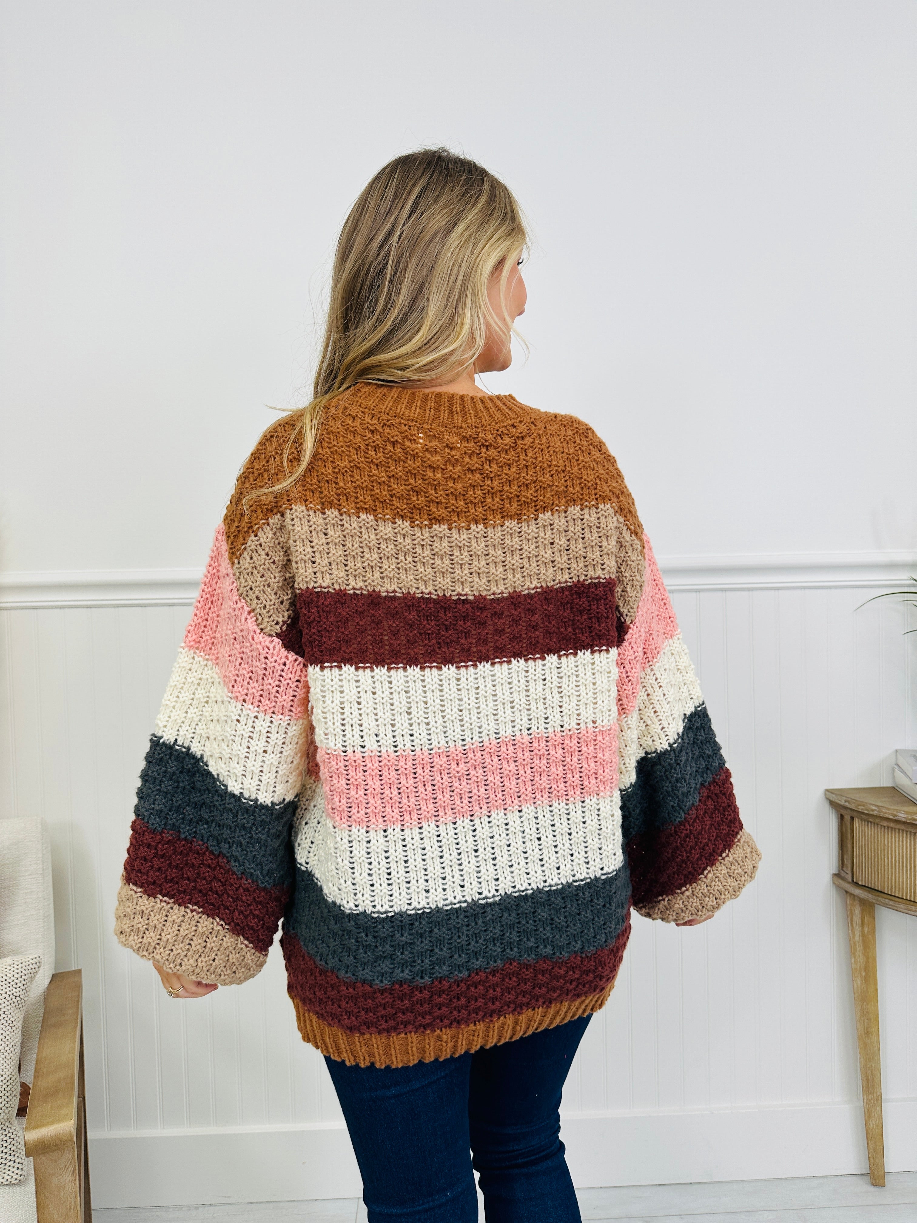 Everyday Bright Sweater in Mocha Combo