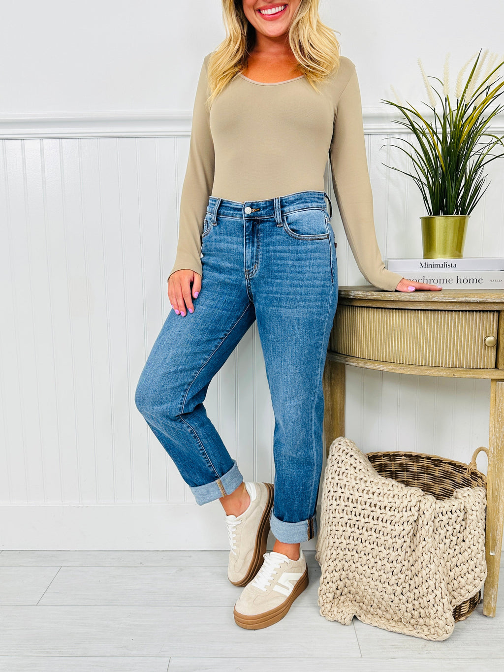 Judy Blue Through It All Boyfriend Jeans