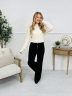 Bold Moves Tummy Control Black Wide Leg Jeans