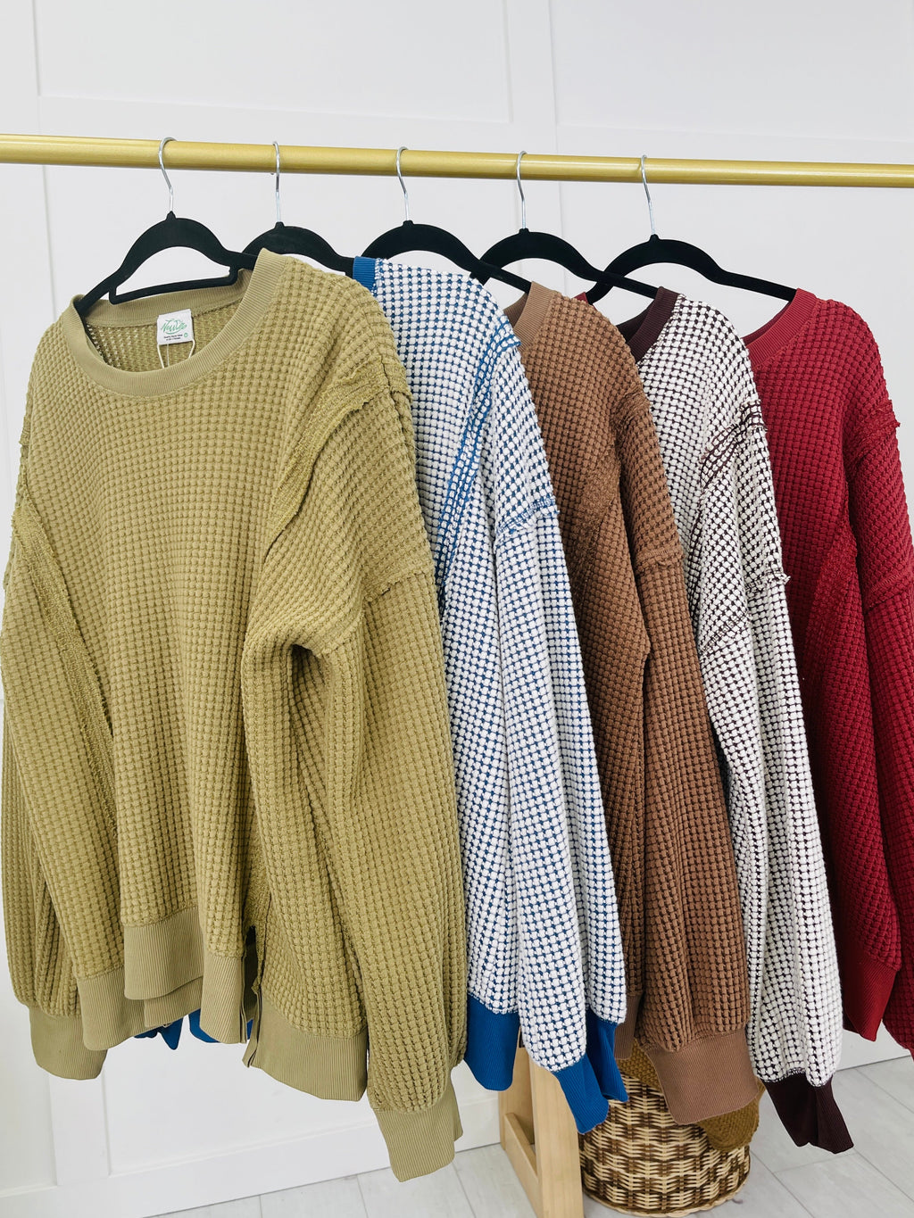 Everyday Thermal Sweater- Multiple Colors!
