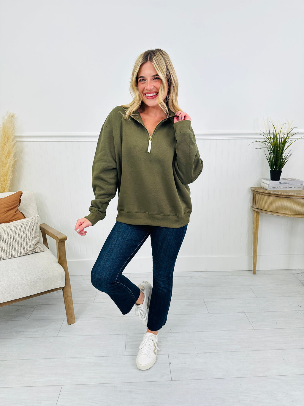 Zip Into Fall Pullover-- Multiple Colors!